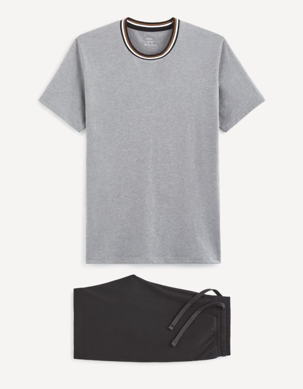 Pyjama manches courtes et short coton
