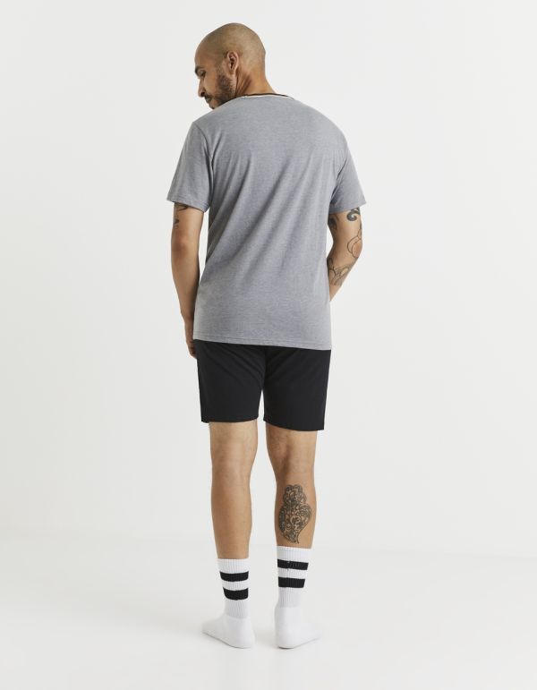 Pyjama manches courtes et short coton