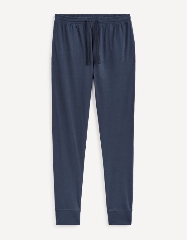 Pyjama manches longues et jogging - marine