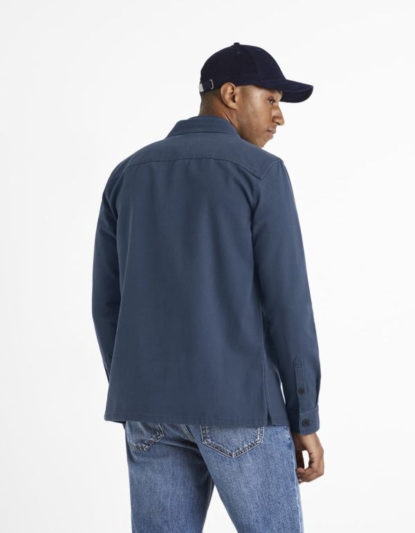Surchemise 100% coton - marine