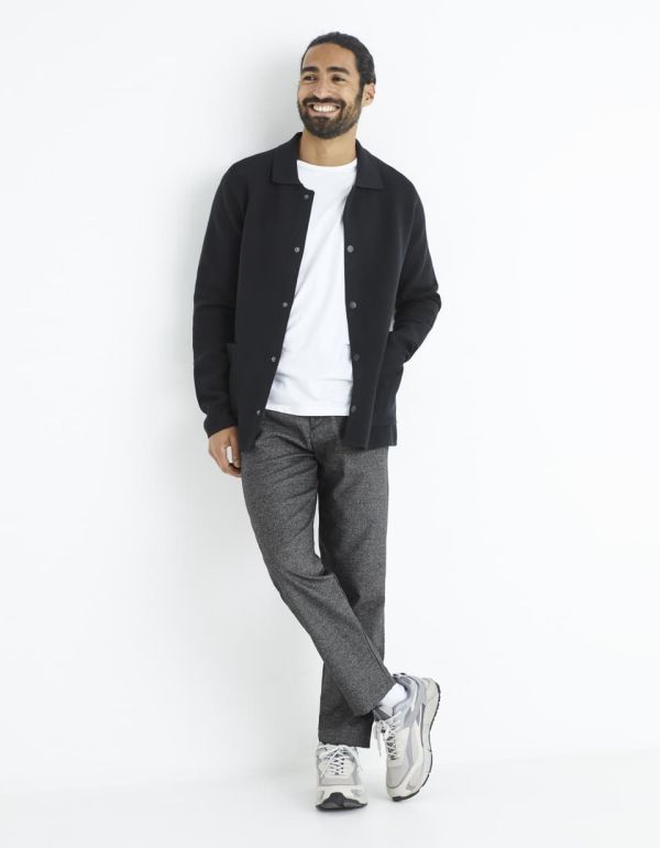 Surchemise à pression en maille