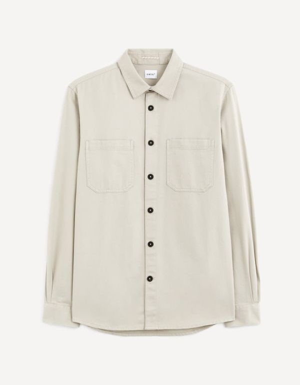 Surchemise regular 100% coton