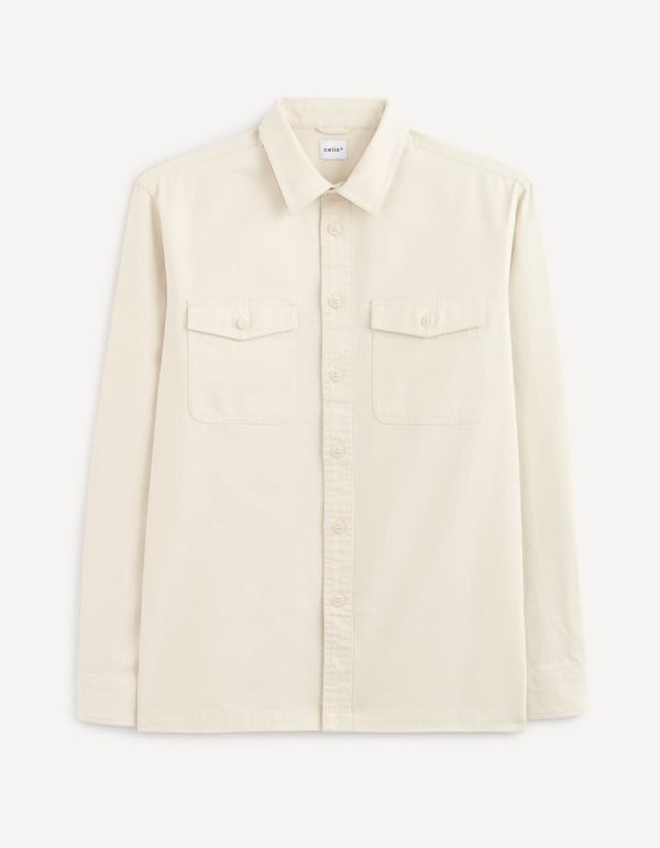 Surchemise regular 100% coton
