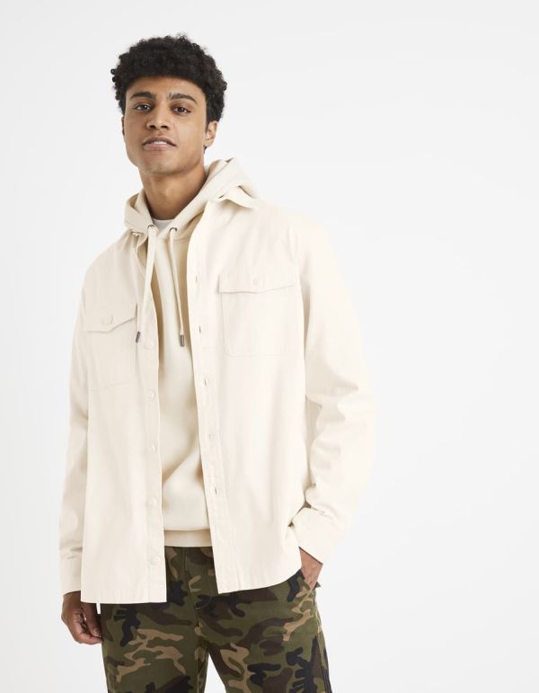 Surchemise regular 100% coton