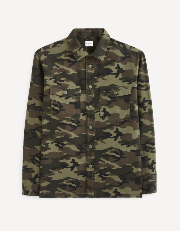 Surchemise regular 100% coton