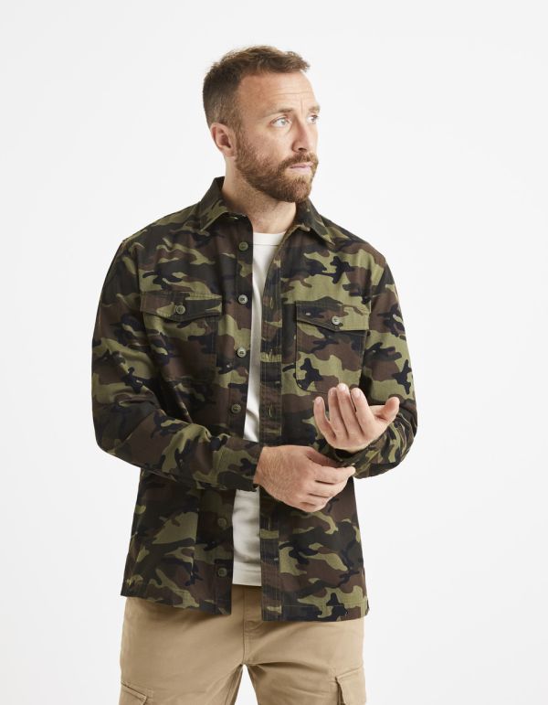 Surchemise regular 100% coton