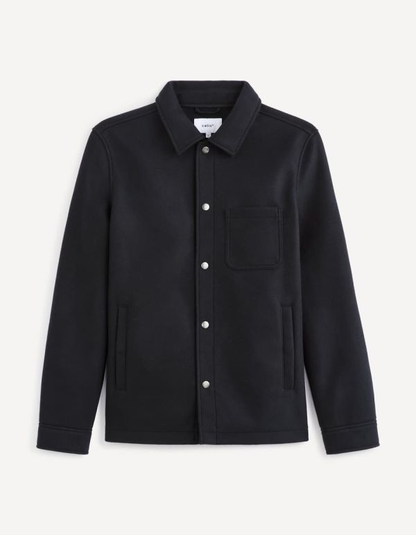 Surchemise unie en maille