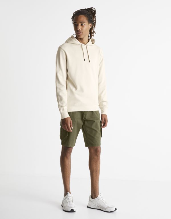 Sweat à capuche 100% coton