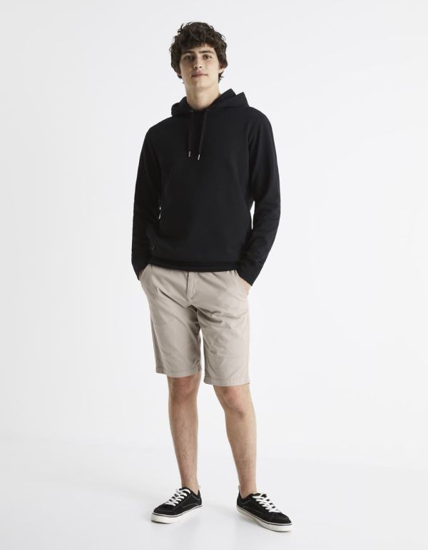 Sweat à capuche 100% coton