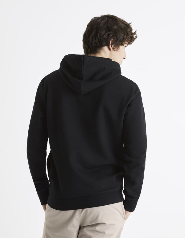 Sweat à capuche 100% coton