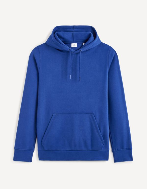 Sweat à capuche - bleu