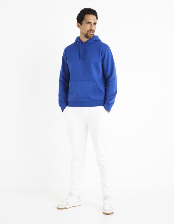 Sweat à capuche - bleu