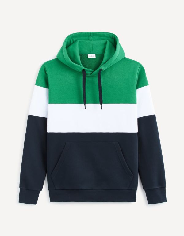 Sweat à capuche coton mélangé