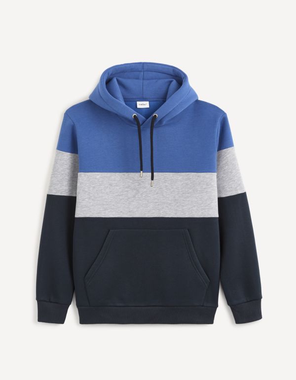 Sweat à capuche en coton mélangé