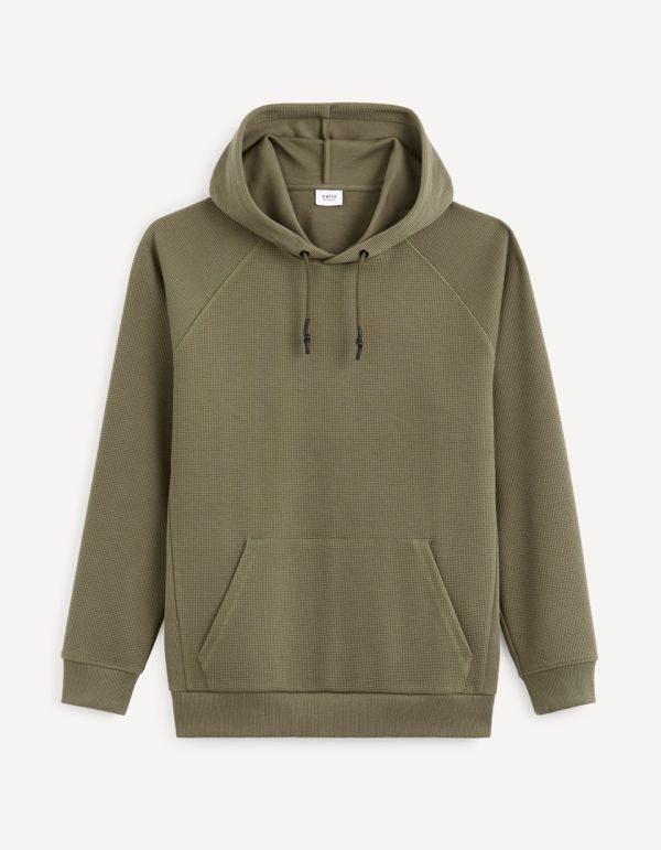Sweat à capuche - kaki