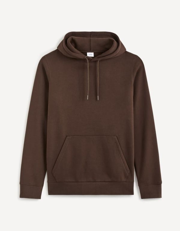 Sweat à capuche - marron