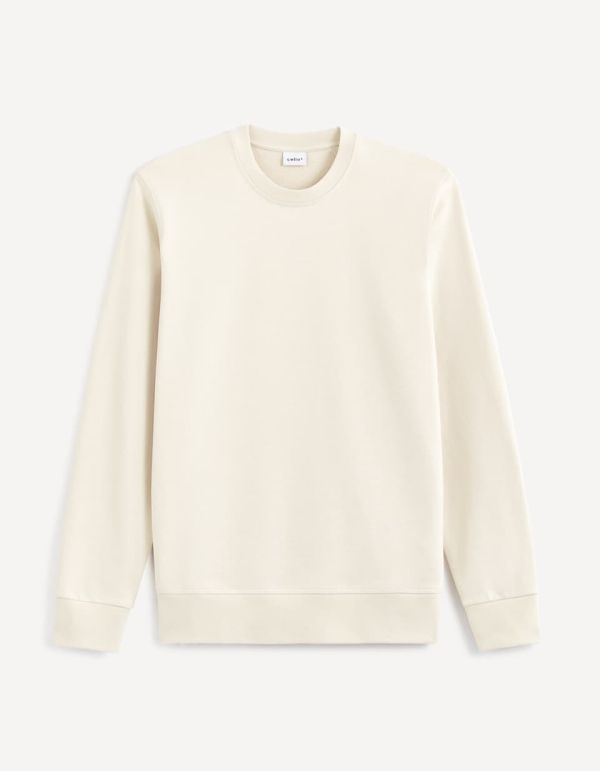Sweat col rond 100% coton