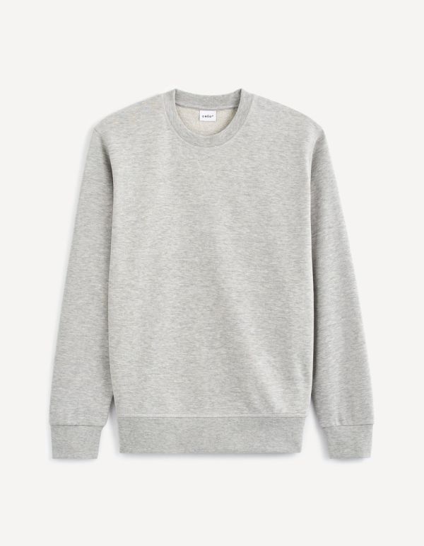 Sweat col rond 100% coton