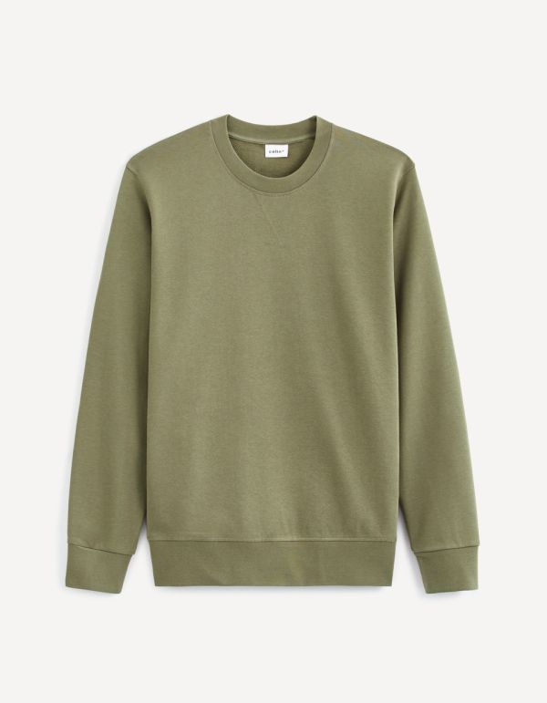 Sweat col rond 100% coton