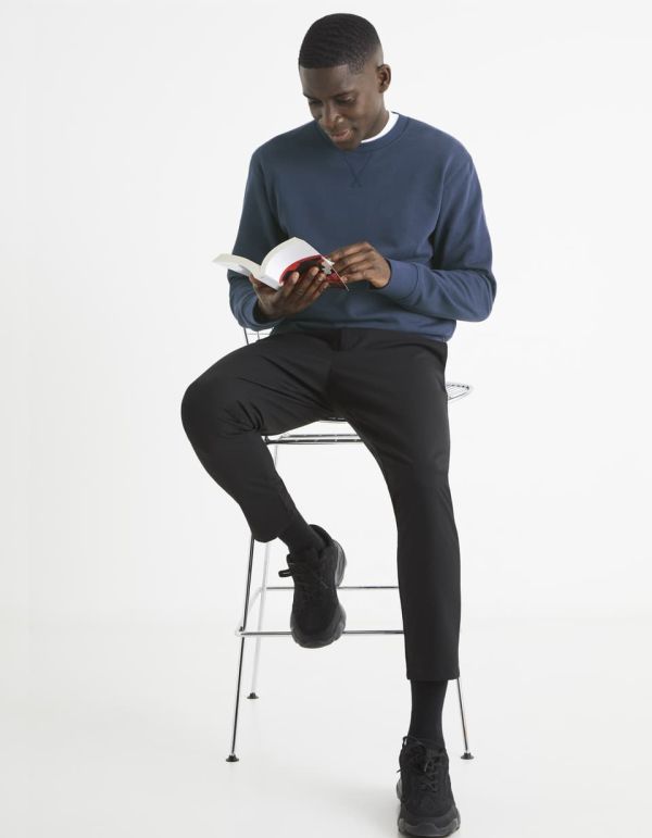 Sweat col rond 100% coton