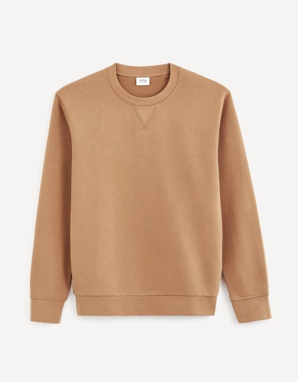 Sweat col rond 100% coton