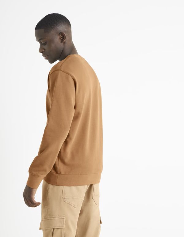 Sweat col rond 100% coton