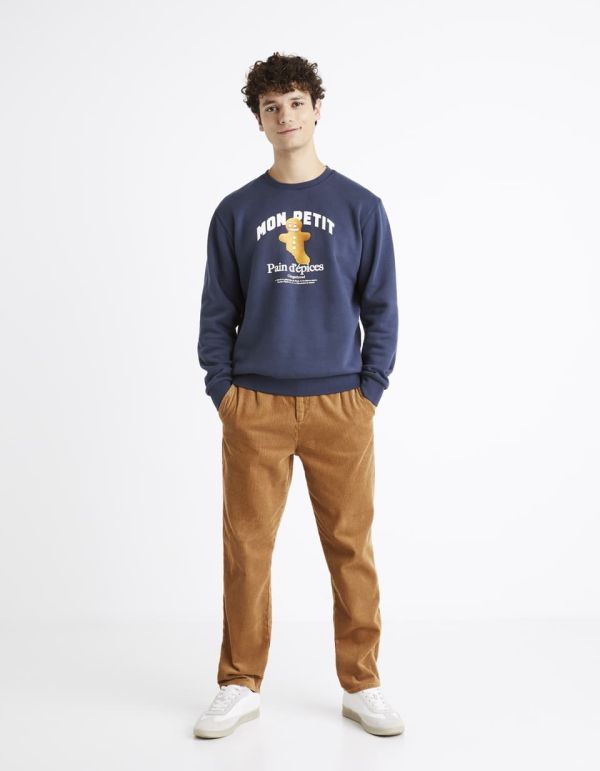 Sweat col rond de Noël