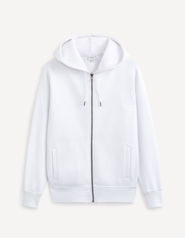 Sweat zippé à capuche