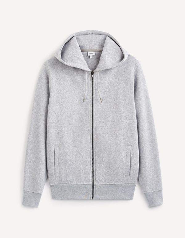 Sweat zippé à capuche