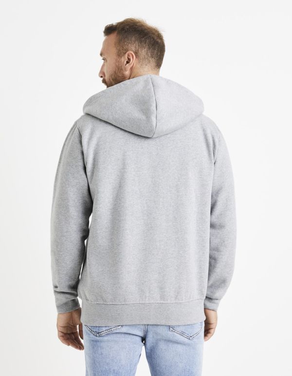 Sweat zippé à capuche