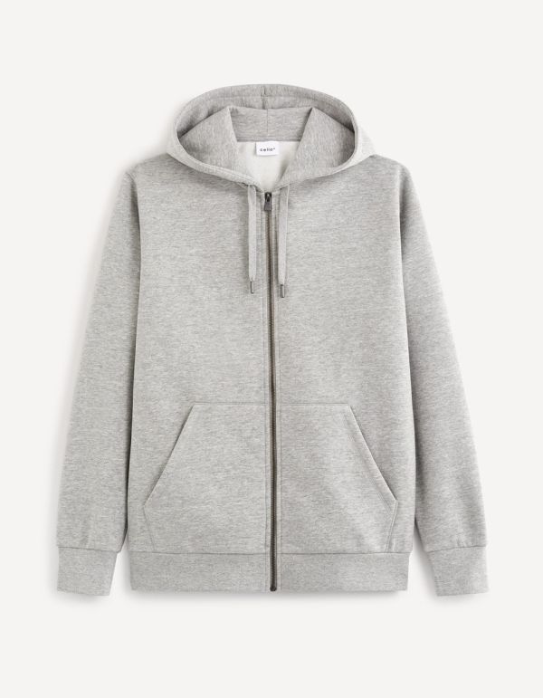 Sweat zippé à capuche