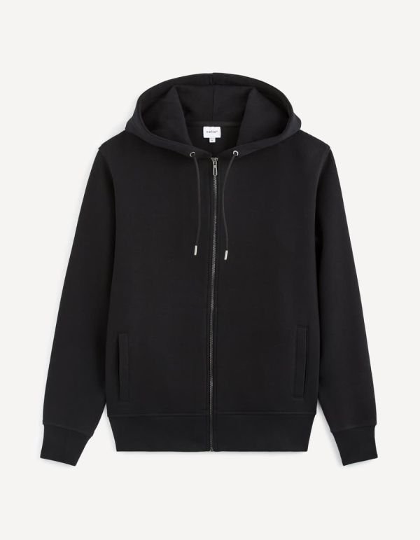 Sweat zippé à capuche