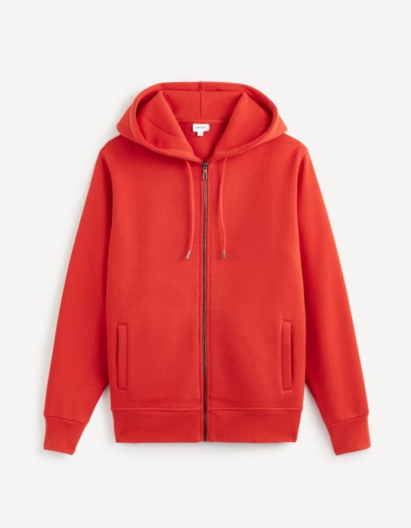 Sweat zippé à capuche
