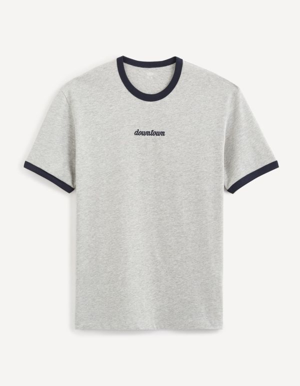 T-shirt brodé 100% coton