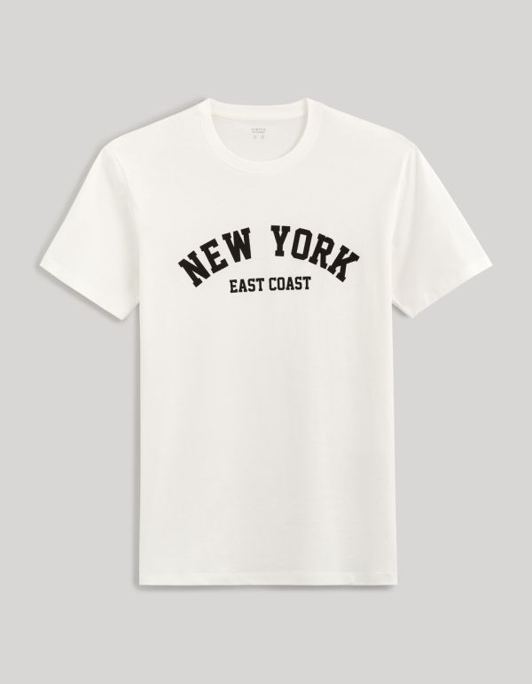 T-shirt col rond 100% coton