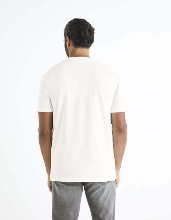 T-shirt col rond 100% coton