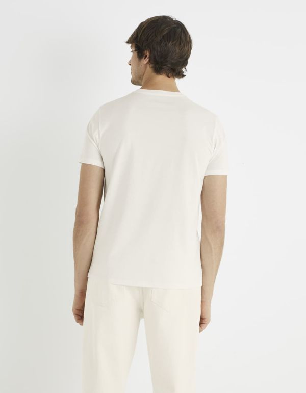 T-shirt col rond 100% coton