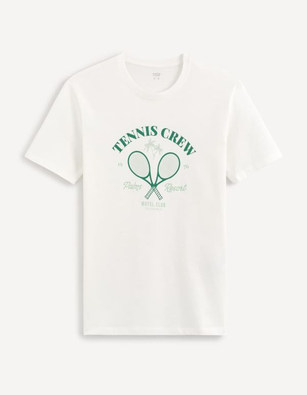 T-shirt col rond 100% coton