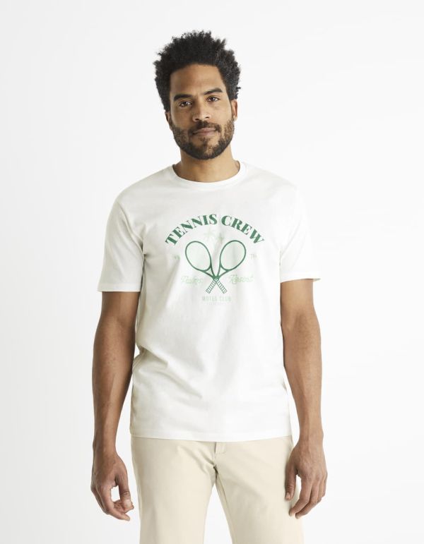 T-shirt col rond 100% coton