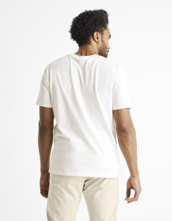 T-shirt col rond 100% coton