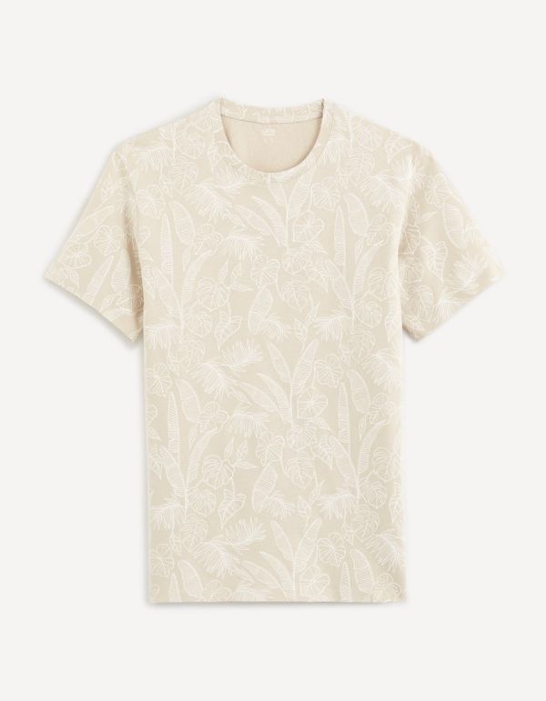 T-shirt col rond 100% coton