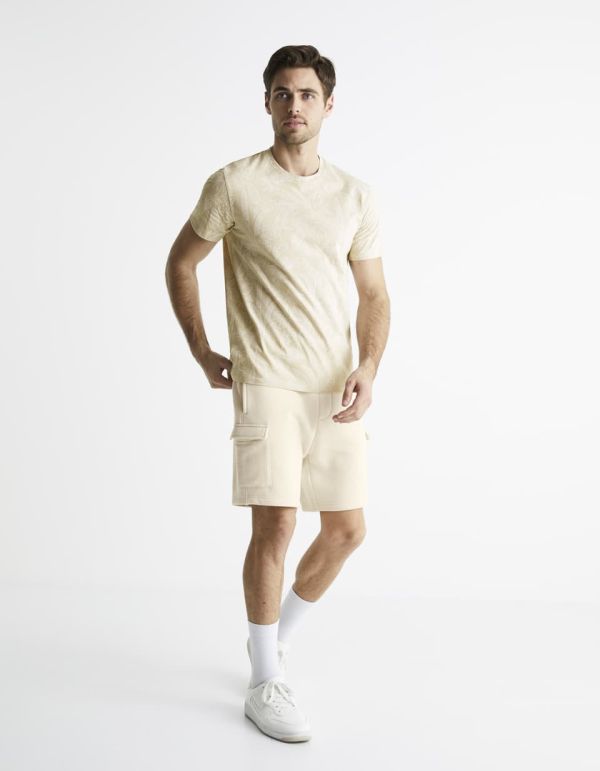 T-shirt col rond 100% coton