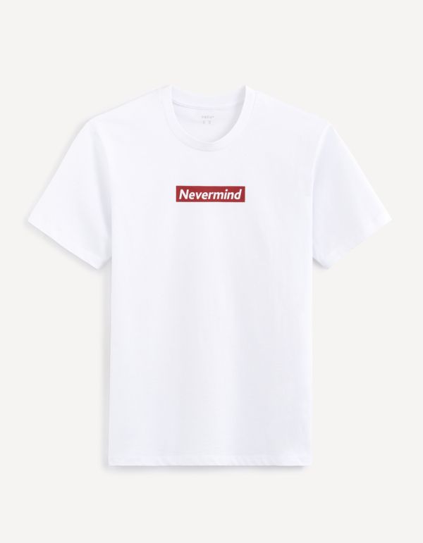 T-shirt col rond 100% coton