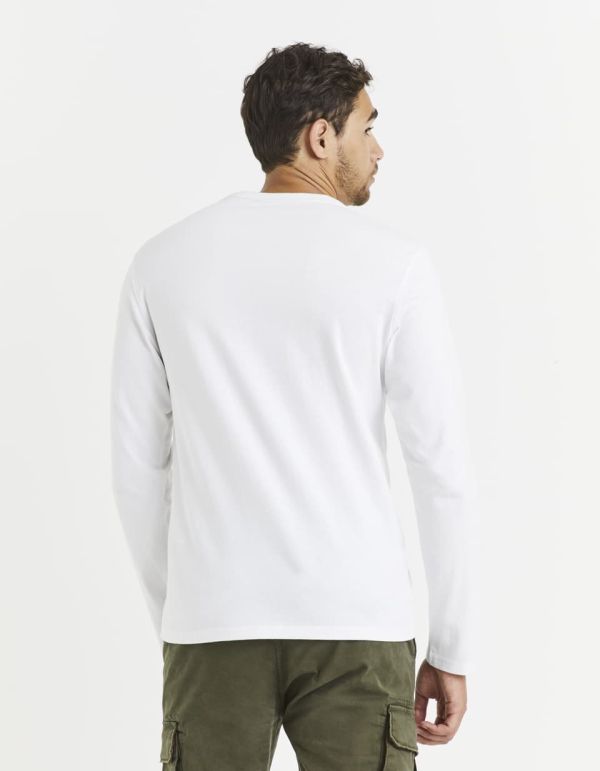 T-shirt col rond 100% coton