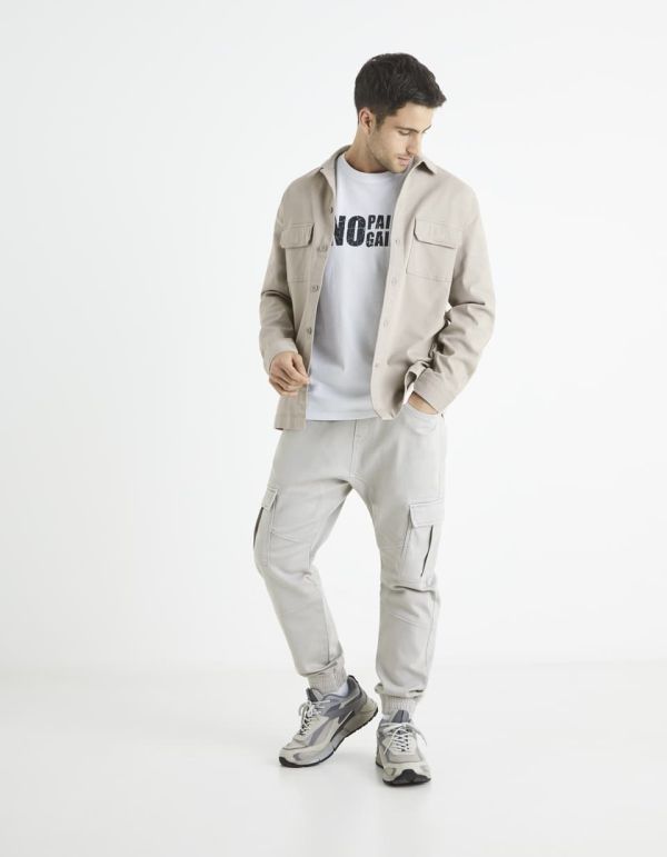 T-shirt col rond 100% coton