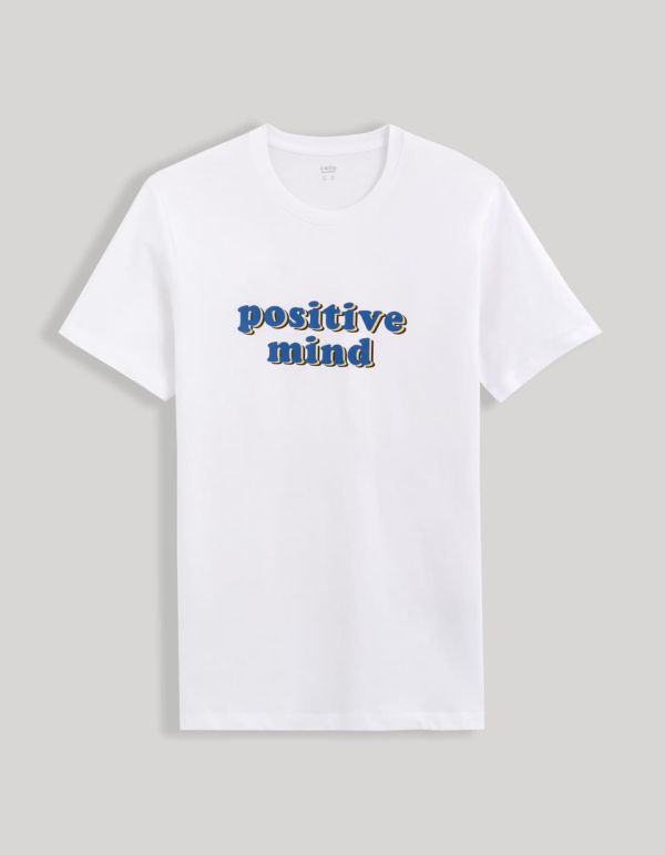 T-shirt col rond 100% coton