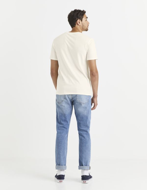 T-shirt col rond 100% coton