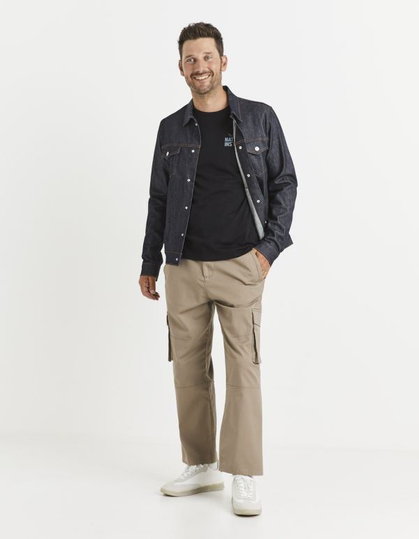 T-shirt col rond 100% coton