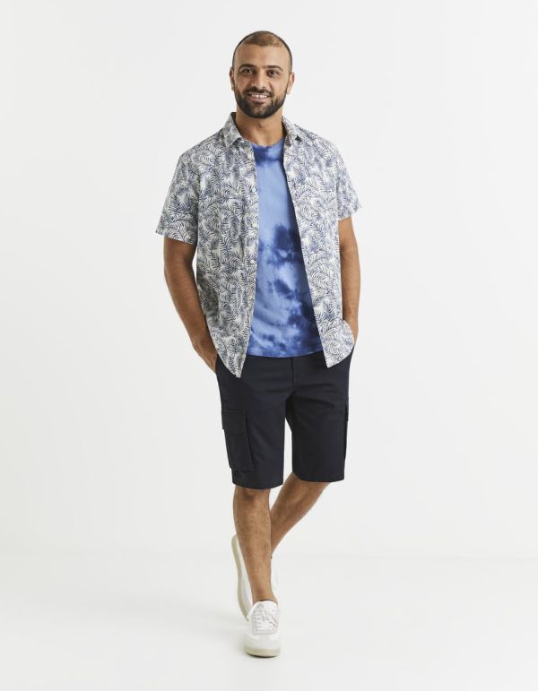 T-shirt col rond 100% coton