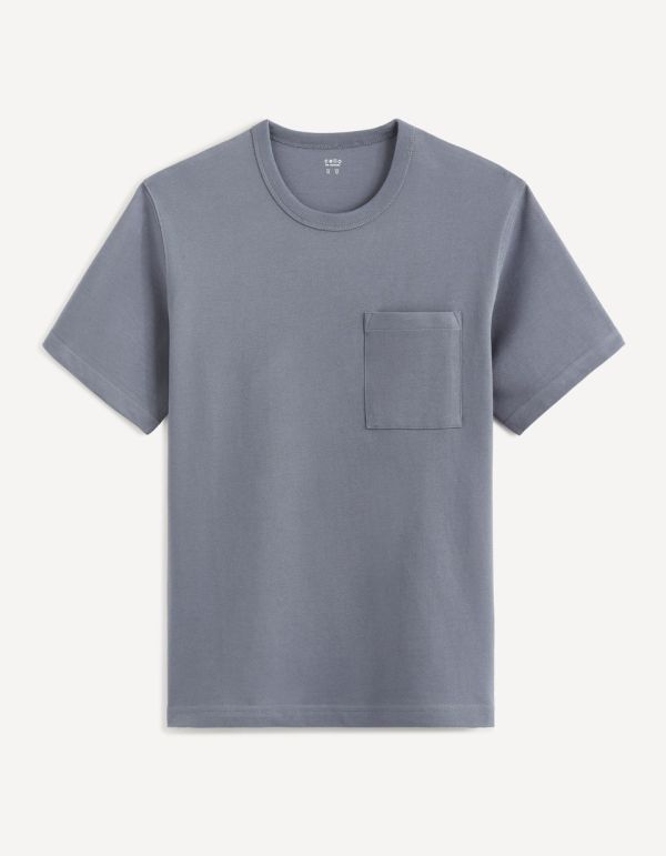 T-shirt col rond 100% coton